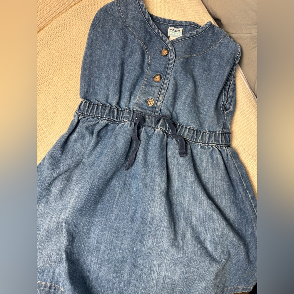 Old navy cotton blend chambray dress